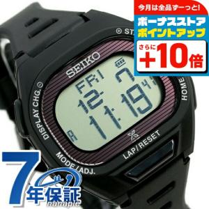 セイコー ランニングウォッチ メンズ 腕時計 ブランド ソーラー デジタル SBEF055 SEIKO プロスペックス パープル ブラック セイコー プロスペックス｜nanaple-ya