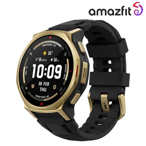 アマズフィット T-Rex 3 Pro 44mm 充電式クォーツ スマートウォッチ ブランド メンズ...