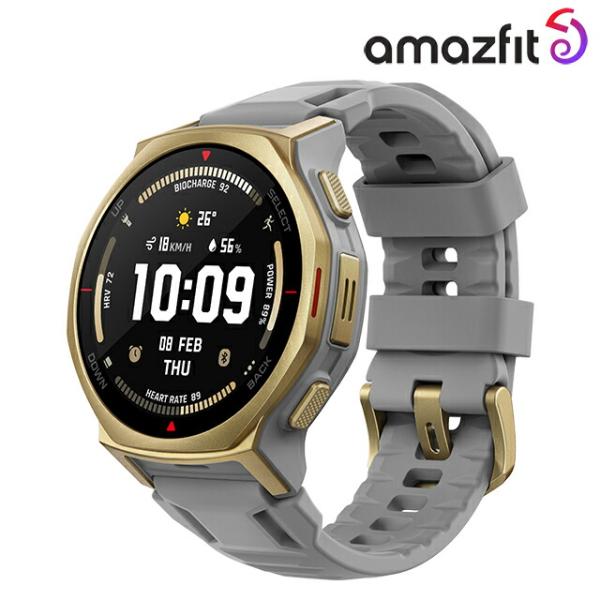 アマズフィット T-Rex 3 Pro 44mm 充電式クォーツ スマートウォッチ ブランド メンズ...