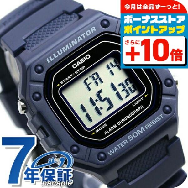 カシオ チープカシオ デジタル ネイビー 海外モデル メンズ レディース 腕時計 ブランド W-21...
