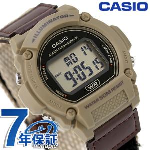 5/12はさらに+21倍 カシオ CASIO W-219HB-5AV チプカシ 海外モデル メンズ 腕時計 ブランド カシオ casio デジタル サンドベージュ/ブラウン｜nanaple-ya