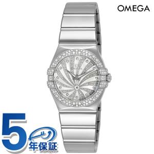 6/1はさらに+9倍 オメガ コンステレーション 27mm クオーツ 腕時計 ブランド レディース ダイヤモンド OMEGA 123.55.27.60.55.014 アナログ ホワイト｜nanaple