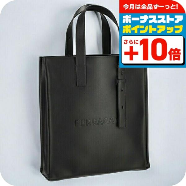 フェラガモ トートバッグ メンズ ブランド Ferragamo 241435CALF NER 769...