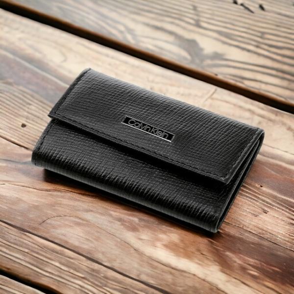 カルバンクライン キーケース メンズ ブランド Key Case Leather 革 レザー 31C...