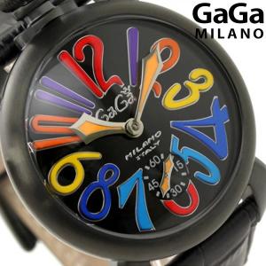 ガガミラノ 腕時計 ブランド 手巻き 48MM 5012.3 レザー マヌアーレ メンズ 父の日 プレゼント 実用的｜nanaple