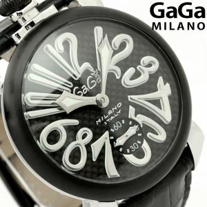 ガガミラノ 腕時計 ブランド 手巻き 48MM 5013.1 レザー マヌアーレ メンズ 父の日 プレゼント 実用的｜nanaple