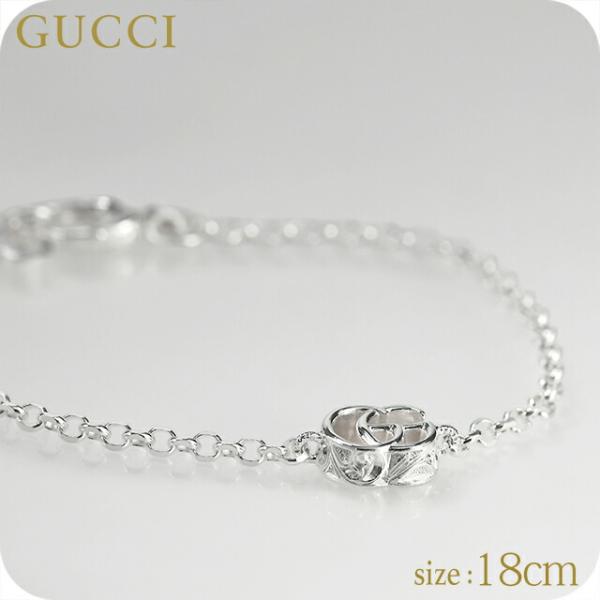 グッチ ブレスレット レディース GUCCI ダブルG 18 ロゴ 770756 J8400 810...