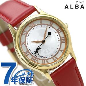 セイコー ジブリ 魔女の宅急便 31mm レディース 腕時計 ACCK408 SEIKO シルバー レッド 赤 時計