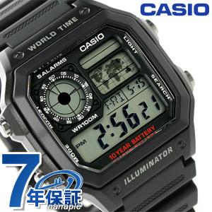 カシオ チプカシ チープカシオ クオーツ 海外モデル メンズ 腕時計 ブランド AE-1200WH-1AVDF ブラック 父の日 プレゼント 実用的