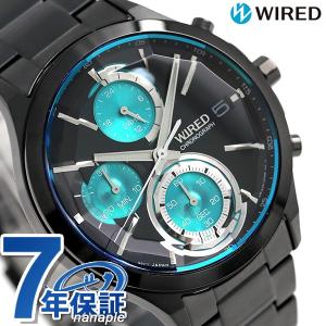 セイコー ワイアード SEIKO クロノグラフ メンズ 腕時計 AGAV121 ニューリフレクション オールブラック