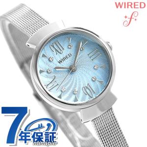 セイコー ワイアード エフ キャンディ クオーツ レディース 腕時計 AGEK457 SEIKO WIRED f ライトブルー