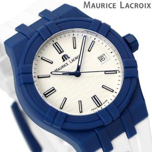 モーリスラクロア アイコン タイド クオーツ 腕時計 ブランド メンズ Aikon #tide AI2008-BBB11-300-0 アナログ シルバー ホワイト 白 スイス製｜nanaple