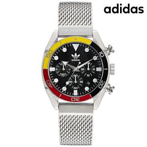 アディダス EDITION TWO CHRONO クオーツ 腕時計 ブランド メンズ クロノグラフ adidas AOFH22501 アナログ ブラック 黒 父の日 プレゼント 実用的｜nanaple