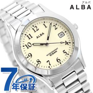 5/15はさらに+10倍 セイコー アルバ クオーツ 腕時計 ブランド メンズ SEIKO AQGK473 アナログ クリーム 父の日 プレゼント 実用的｜nanaple