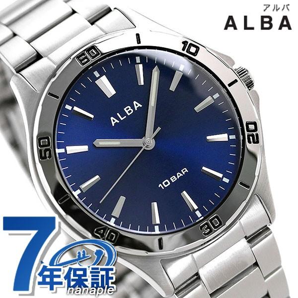 セイコー アルバ メンズ 腕時計 ブランド ネイビー クオーツ AQPK411 SEIKO
