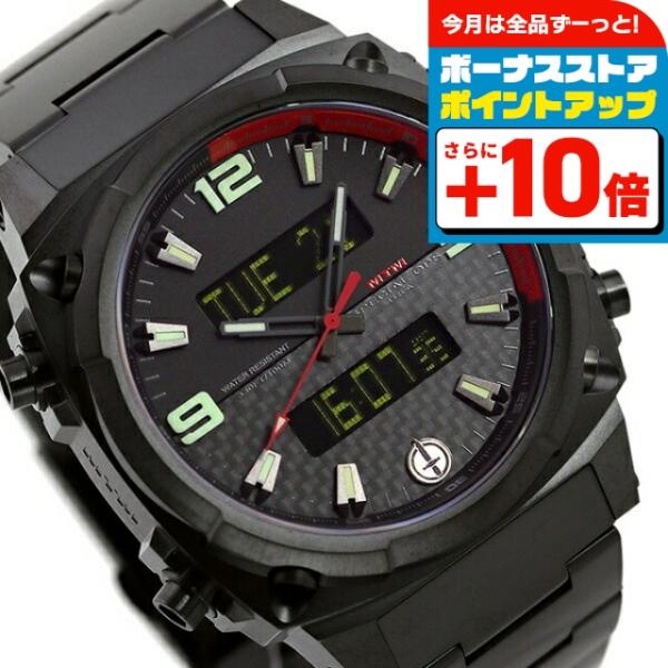 MTM エムティーエム エアー ストライク 2 チタン コンパス クロノグラフ GMT メンズ 腕時...