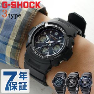 G-SHOCK 電波 ソーラー 電波時計 AWG-M100 アナデジ 腕時計 ブランド メンズ カシオ Gショック ブラック 選べるモデル 父の日 プレゼント 実用的｜腕時計のななぷれ