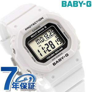 今なら最大+15倍 ベビーg ベビージー Baby-G 電波ソーラー BGD-5650-7 BGD-5650シリーズ レディース 腕時計 ブランド カシオ casio デジタル ホワイト 白｜腕時計のななぷれ