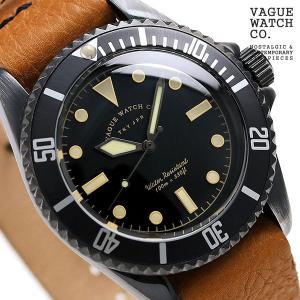 ヴァーグウォッチ ブラック サブ 40mm メンズ 腕時計 ブランド BS-L-N002 父の日 プレゼント 実用的｜nanaple