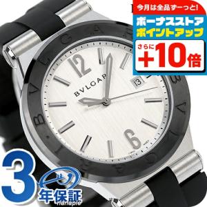 BVLGARI 手巻き時計 ステンレススチール 黒文字盤 Amazon.co.jp