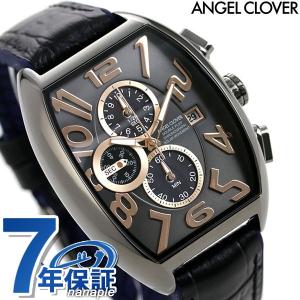 エンジェルクローバー 時計 クロノグラフ ソーラー 38mm メンズ 腕時計 DPS38GY-BK ANGEL CLOVER