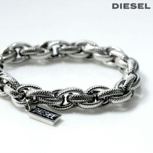 DIESEL（ディーゼル） ブレスレット メンズ レザーブレスレット 本革