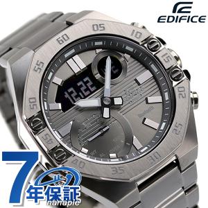 カシオ エディフィス 海外モデル ECB-10 スマートフォンリンク メンズ 腕時計 ECB-10DC-1BDF CASIO EDIFICE ブラック グレー