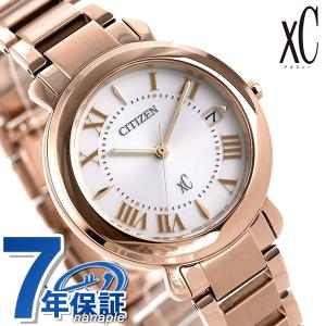 シチズン クロスシー エコドライブ レディース 腕時計 EO1202-57A CITIZEN xC シルバー×ピンクゴールド