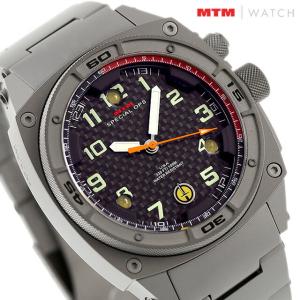 エム ティー エム ファルコン グレイ チタニウム 充電式クオーツ 腕時計 ブランド メンズ チタン MTM FAL-TGR-BKCB-MBTI アナログ 父の日 プレゼント 実用的｜nanaple