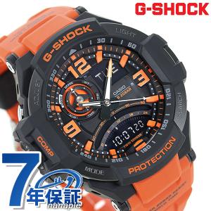 Gショック スカイコックピット クオーツ GA-1000-4ADR メンズ 腕時計 CASIO G-SHOCK ブラック×オレンジ