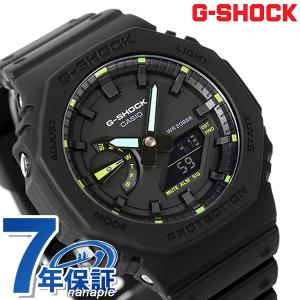 gショック ジーショック G-SHOCK クオーツ GA-2100-1A3 アナログデジタル 2100 黒 メンズ 腕時計 ブランド オールブラック カシオ 父の日 プレゼント 実用的｜nanaple