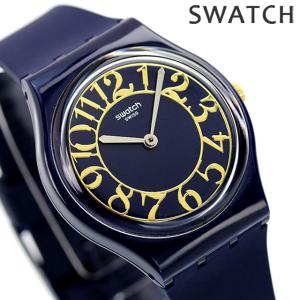 スウォッチ SWATCH メンズ レディース 腕時計 BACK IN TIME クオーツ GN262 時計 バックインタイム 34mm ネイビー
