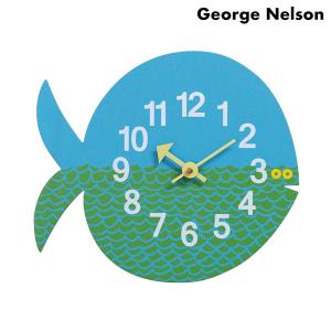 ジョージ ネルソン 掛時計 ズー タイム クロック フィッシュ 魚 GN902 George Nelson 記念品 プレゼント ギフト｜nanaple