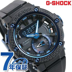 G-SHOCK Gスチール G-STEEL モバイルリンク Bluetooth メンズ 腕時計 GST-B200X-1A2DR カシオ Gショック オールブラック×ブルー