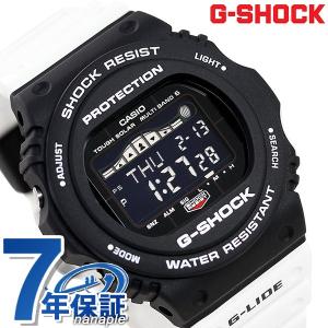 G-SHOCK Gショック Gライド タイドグラフ 電波ソーラー 腕時計 GWX-5700SSN-1ER カシオ 時計 ブラック×ホワイト