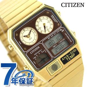 CITIZEN レコードレーベルANA-DIGI TEMPアナデジテンプ 腕時計 RECORD LABEL 腕時計 レコードレーベル ANA-DIGI TEMP