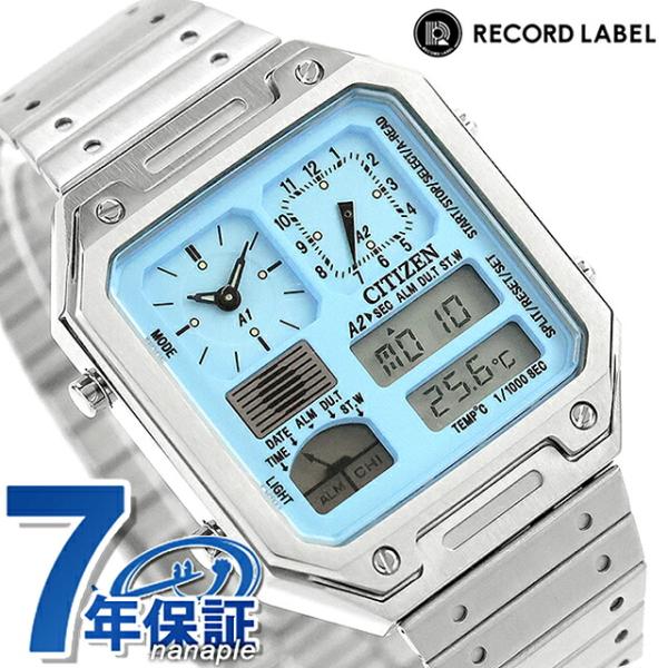 シチズン レコードレーベル サーモセンサー PLAYGROUND 特定店限定 クオーツ 腕時計 メン...