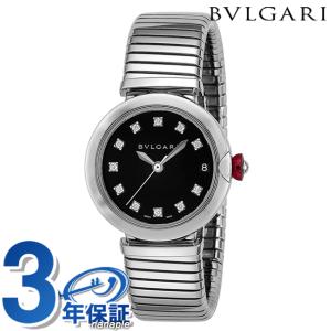 ブルガリ 時計 腕時計 ブランド レディース ルチェア 自動巻き 機械式 ダイヤモンド LU33BSSD 11.T ブラック 黒 スイス製｜nanaple