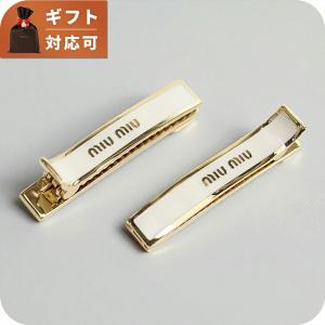 miu miu（ミュウミュウ） アクセサリー エナメルメタル ヘアクリップ