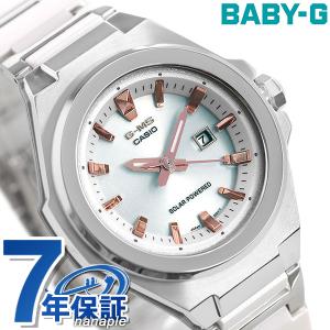 Baby-G ジーミズ G-MS ソーラー レディース 腕時計 海外モデル MSG-S500CD-7ADR CASIO カシオ ベビーG シルバー×ホワイト