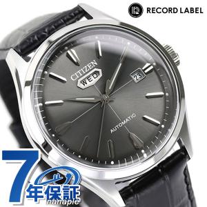 シチズン レコードレーベル C7 シーセブン 自動巻き 機械式 メンズ 腕時計 ブランド NH8390-20H CITIZEN ブラック