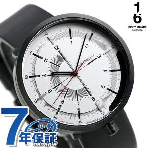 イッセイミヤケ 時計 1 6 ワンシックス 田村奈緒 メンズ 腕時計 ブランド NYAK003 ホワイト ブラック｜nanaple