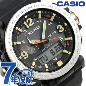 カシオ プロトレック PRG-600 ソーラー メンズ 腕時計 PRG-600-1DR CASIO PRO TREK ブラック