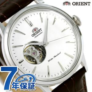 今だけさらに+14倍 オリエント 腕時計 ORIENT クラシック セミスケルトン 40.5mm 自動巻き 機械式 RN-AG0005S 革ベルト 時計｜nanaple
