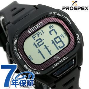 セイコー ランニングウォッチ メンズ 腕時計 ブランド ソーラー デジタル SBEF055 SEIKO プロスペックス パープル ブラック セイコー プロスペックス｜nanaple