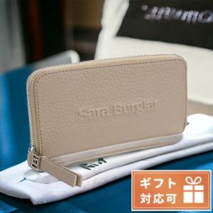 サラバーグラー ブランド 長財布 レディース ラウンドファスナー BUFALO LOGO レザー イタリア 110L TAUPE グレージュ 財布 おしゃれ プレゼント ギフト｜nanaple