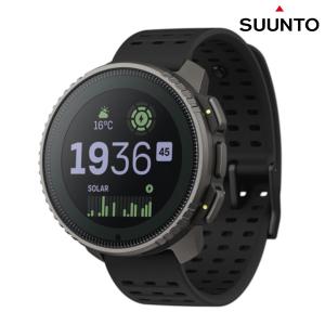 スント バーティカル チタニウム ソーラー 充電式クオーツ スマートウォッチ メンズ レディース チタン SUUNTO SS050858000 ブラック 黒 記念品 ギフト｜nanaple