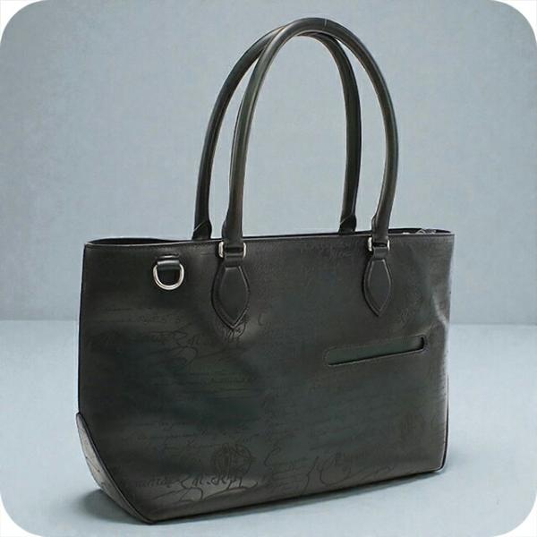 中古 ベルルッティ トートバッグ メンズ ブランド BERLUTI トゥジュール グリーン バッグ