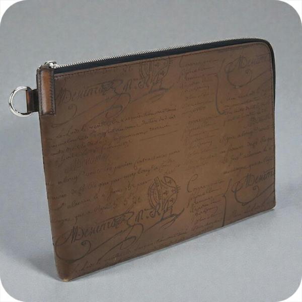 中古 ベルルッティ クラッチバッグ メンズ ブランド BERLUTI ニノ ＧＭ クラッチ ブラウン...