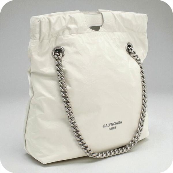 中古 バレンシアガ トートバッグ レディース ブランド BALENCIAGA CRUSH スモール ...